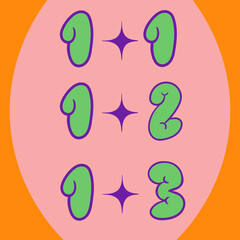 discount set two for the price of one in cartoon flat style