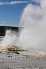 water geyser erupting