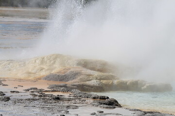 water geyser erupting