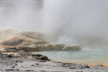 water geyser erupting