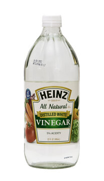 Bottle Of Heinz Vinegar, Transparent PNG