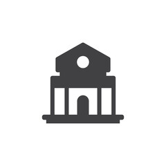 Government Building Icon - Bank Icon