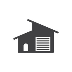 Warehouse Icon -Farmhouse Icon