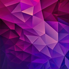 Fototapeta premium Multicolor dark purple, pink polygonal illustration, which consist of triangles. Geometric background in Origami style with gradient. Triangular design for your business.