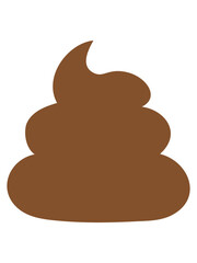 Symbol Scheiße Haufen ekelig 