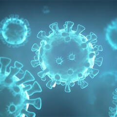 Covid-19 Flu Cold RSV Covid Virus Molecule