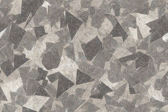 Grey Terrazzo Pattern With Seamless Pile