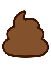 Scheiße Haufen ekelig Symbol 