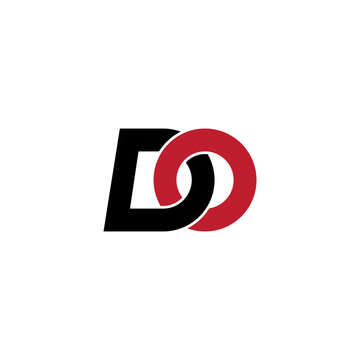 Initial DO letter logo vector design template. DO letter logo is suitable for business logo