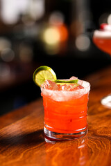 cocktail in a bar