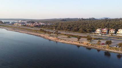 Obraz premium ayvalık drone