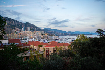 Fototapeta premium Yachts and boats in Marina Monte Carlo, Monaco