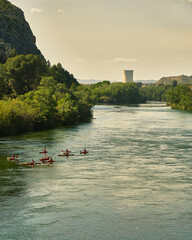 boats in the river