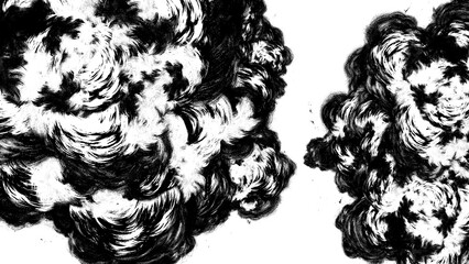 爆発物　モノクロ　背景　漫画　効果