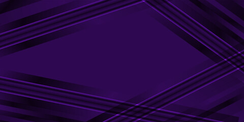 Obraz premium Dark Purple Abstract Technology background. Deep purple geometry background