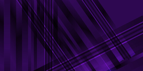 Obraz premium Dark Purple Abstract Technology background. Deep purple geometry background