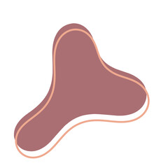 Modern Abstract Blob Shape Illustration