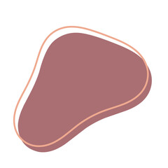 Fluid Organic Form Vector Background