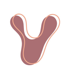 Aesthetic abstract Blob shape and line