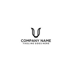 Modern creative V Logo Design and template. 