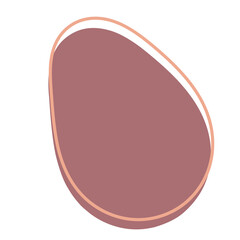 Minimal Blob Silhouette for Decoration