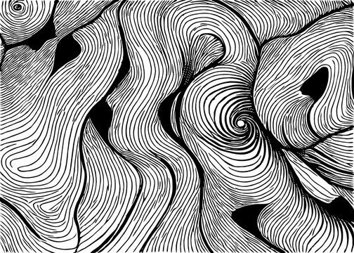 black and white of abstract background