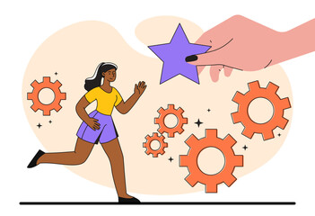 Employee success concept