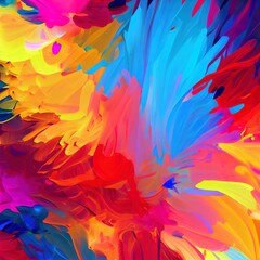 flick the Abstract oil color Background colorful mix colors , beautiful bright colors