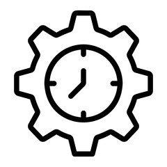 work time line icon