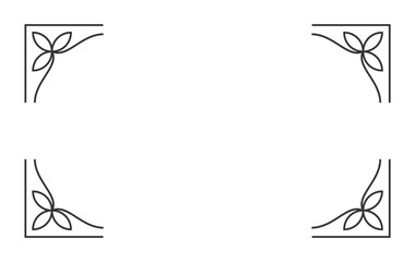 vintage ornament for border frame