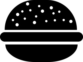 burger hamburger logo icon in trendy flat style isolated on white background. Alarm symbol for your web site design, logo, app, UI..eps