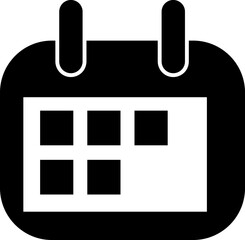 Obraz premium Flat calendar Icon. Calendar on the wall. Vector illustration..eps 