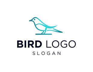 Logo about Bird on a white background. created using the CorelDraw application.