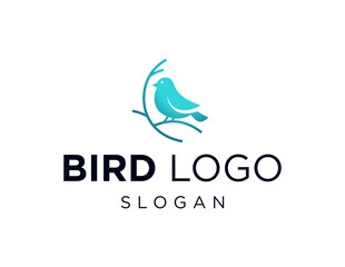 Logo about Bird on a white background. created using the CorelDraw application.