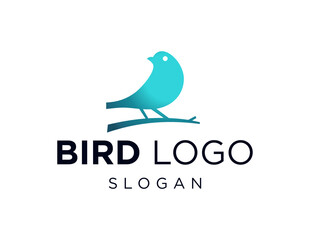 Logo about Bird on a white background. created using the CorelDraw application.
