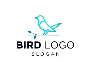 Logo about Bird on a white background. created using the CorelDraw application.