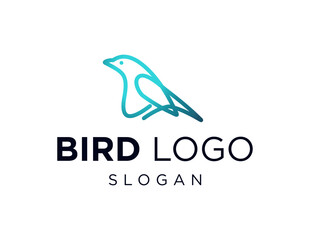 Logo about Bird on a white background. created using the CorelDraw application.