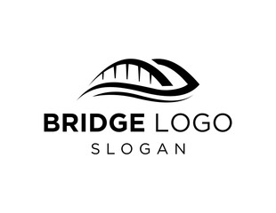 Fototapeta na wymiar Logo about Bridge on a white background. created using the CorelDraw application.