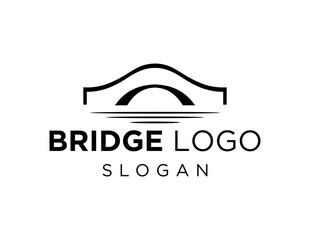 Logo about Bridge on a white background. created using the CorelDraw application.