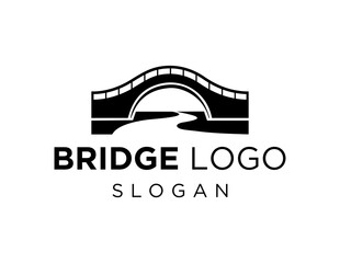 Logo about Bridge on a white background. created using the CorelDraw application.