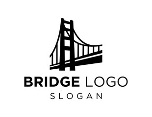 Logo about Bridge on a white background. created using the CorelDraw application.