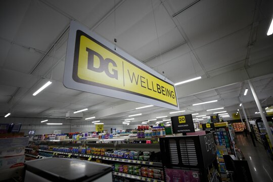 Interior Of Dollar General WellBeing Store