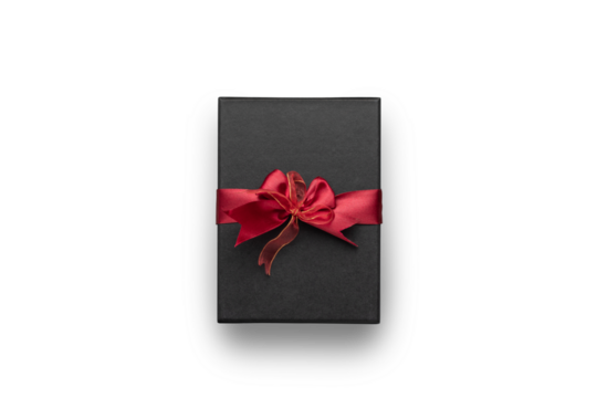 christmas and valentine gift box on PNG background, include with shadows