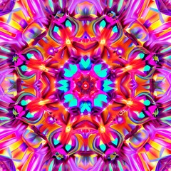 Fototapeta na wymiar Abstract kaleidoscope background. Beautiful kaleidoscope texture. Illustration