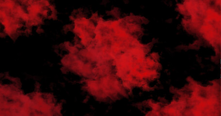 red fire flame smoke dark cloud watercolor background