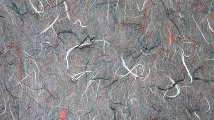 Abstract white Japanese paper texture for the background. Mulberry paper craft pattern. Top view.