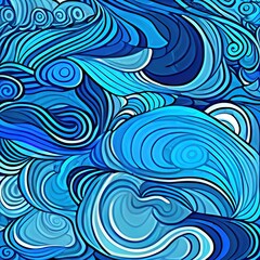 Fototapeta na wymiar Blue abstract background