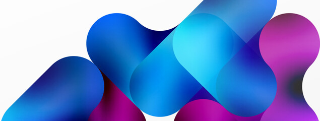 Round shapes and circle geometric abstract background. Vector Illustration For Wallpaper, Banner, Background, Card, Book Illustration, landing page