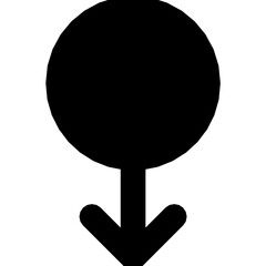 male glyph icon