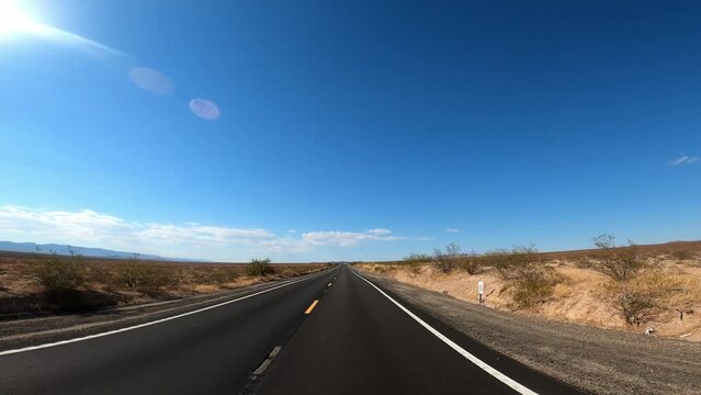 Mojave Desert Driving 24 Arrowhead Junction California 2 Las Vegas Nevada Driving POV